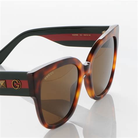 square-frame acetate sunglasses gucci replica